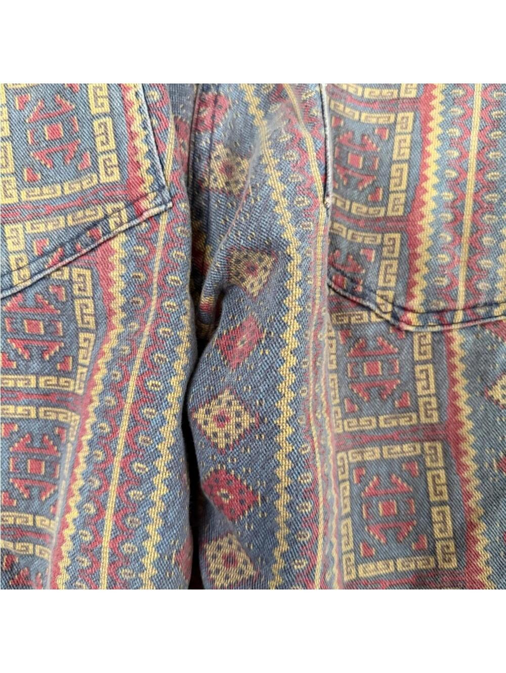 Seafarer Intuit Aztec Print Colorblock Flare Pants - Picture 8 of 9